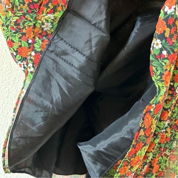 Anthony Muto Women’s VTG Midi Skirt Measures 26” waist Dixie Floral Print Modest - Picture 13 of 13